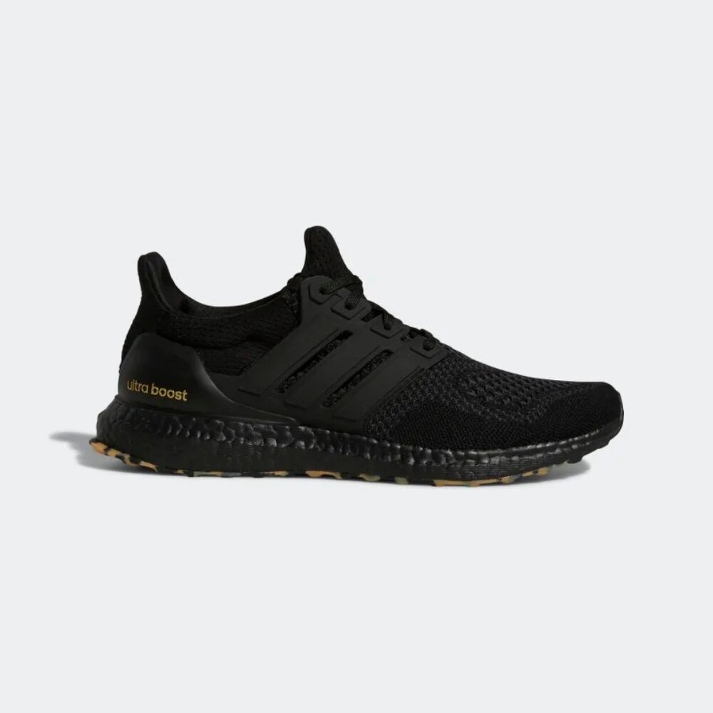 Adidas UltraBoost 1.0  Black / Gum Camo Sole 7 Mens/8 Womens